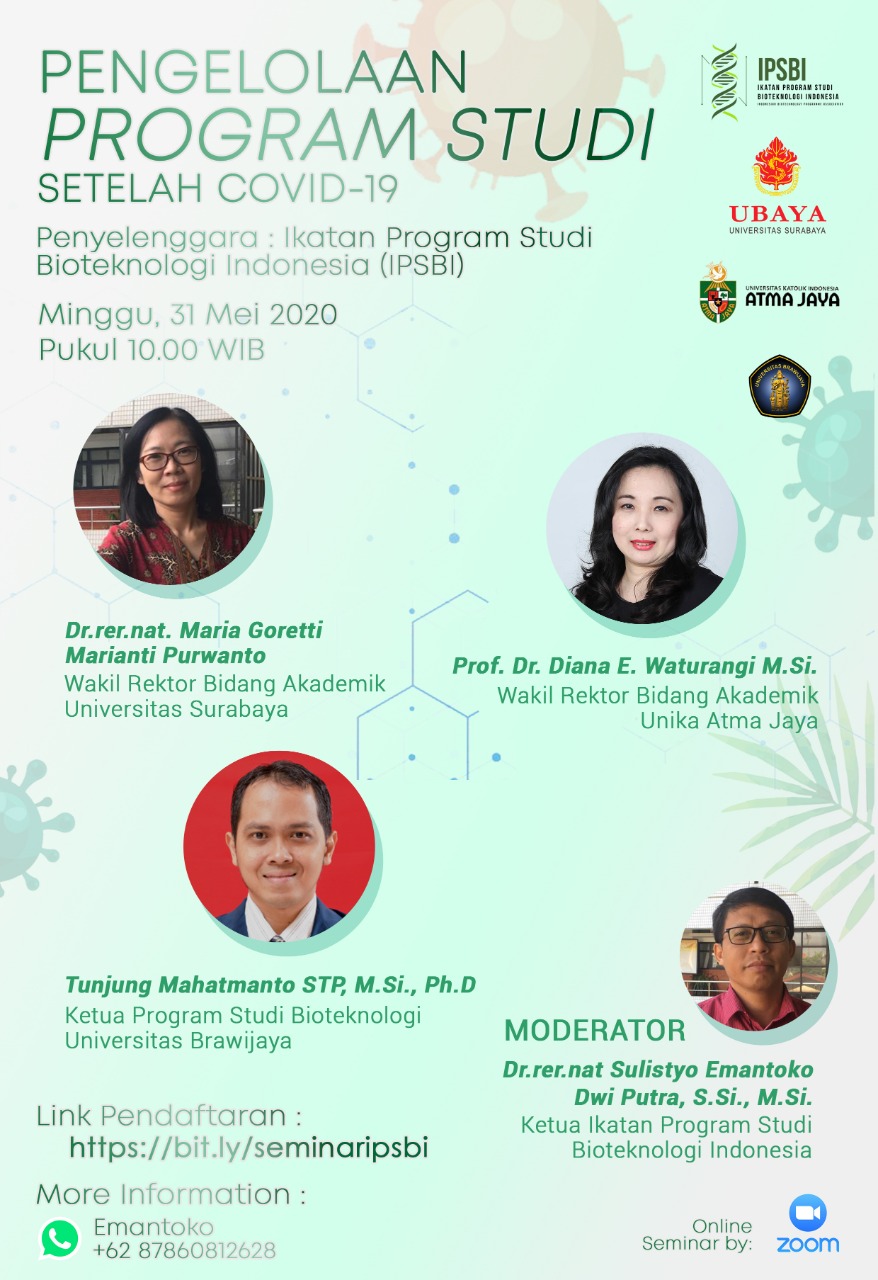 Seminar Online “Pengelolaan Program Studi setelah Covid-19”
