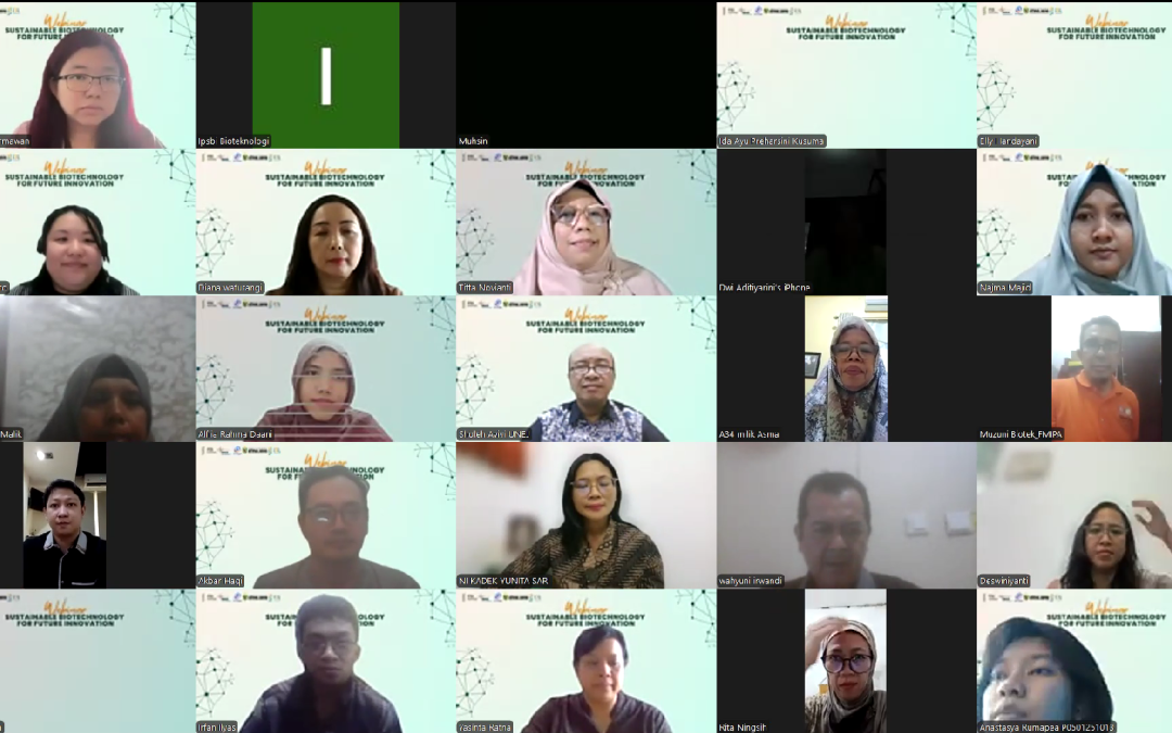 Webinar IPSBI Seri Kedua Bahas Inovasi Bioteknologi untuk Kesehatan Berkelanjutan, Dihadiri Lebih dari 100 Peserta